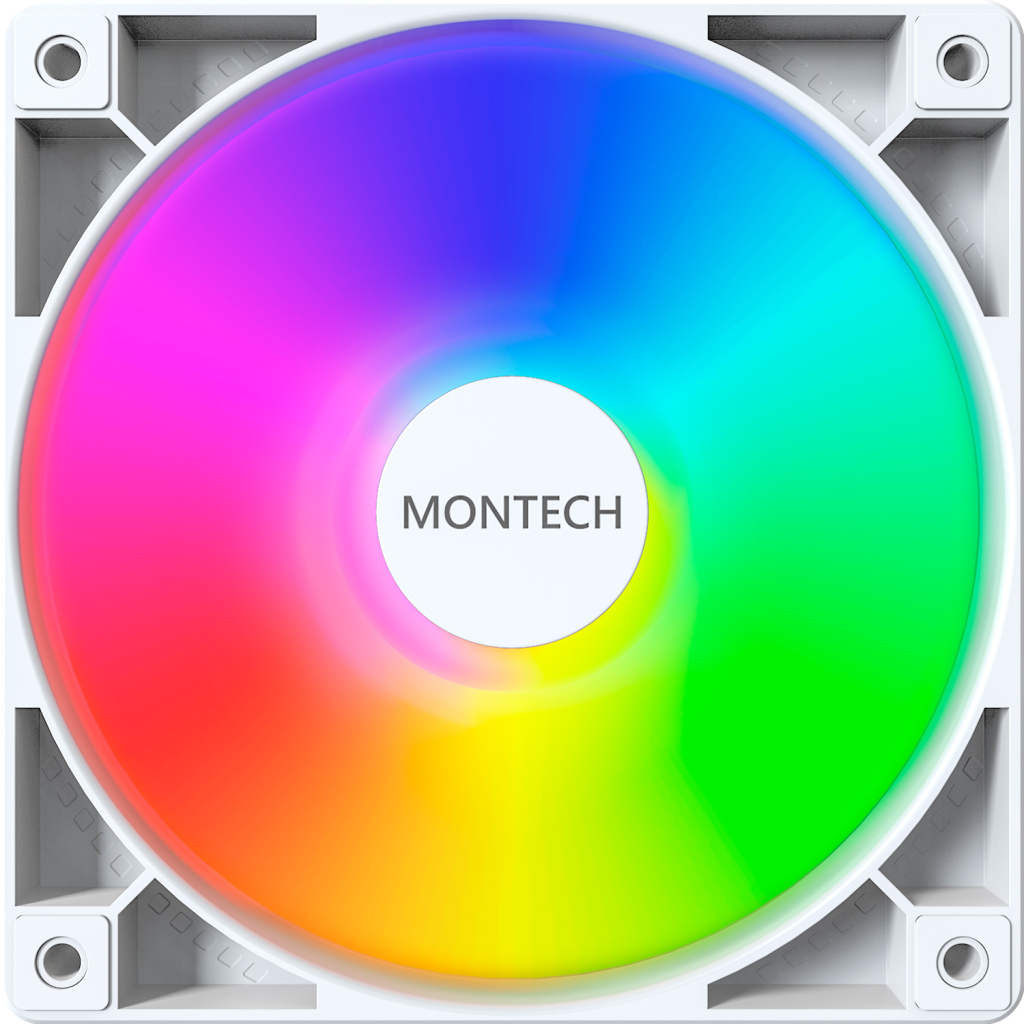 Кулер до корпусу MONTECH GF120 PWM WHITE - зображення 2