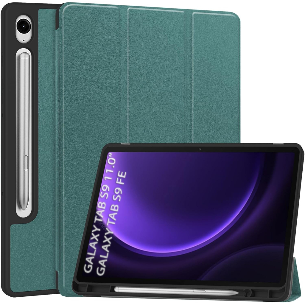 Чохол до планшета BeCover Flexible TPU Mate Samsung Tab S9 (SM-X710/SM-X716)/S9 FE (SM-X510/SM-X516B) 11.0" Dark Green (712529) - зображення 1
