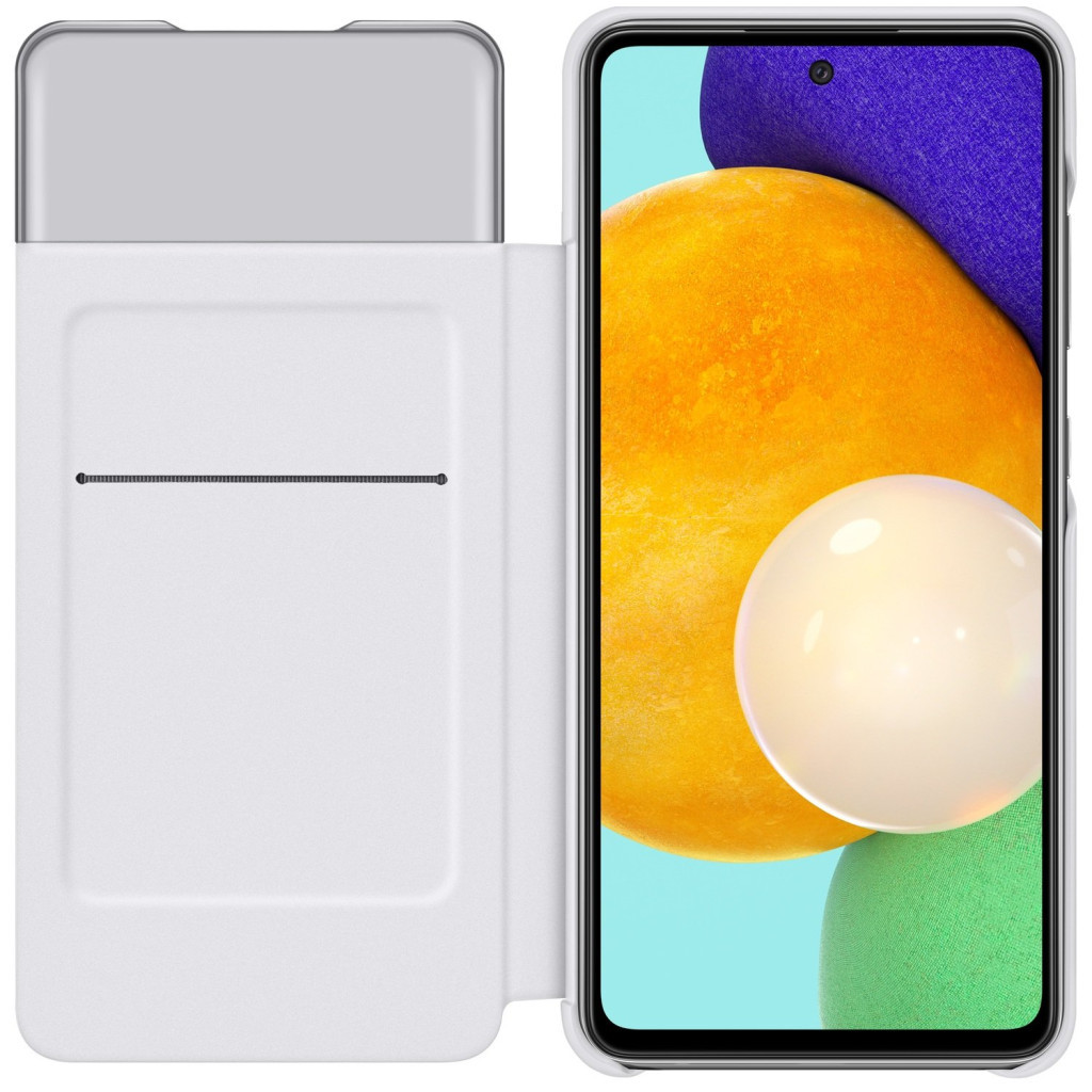 Чохол до мобільного телефона Samsung SAMSUNG Galaxy A52/A525 S View Wallet Cover White (EF-EA525PWEGRU) - зображення 4