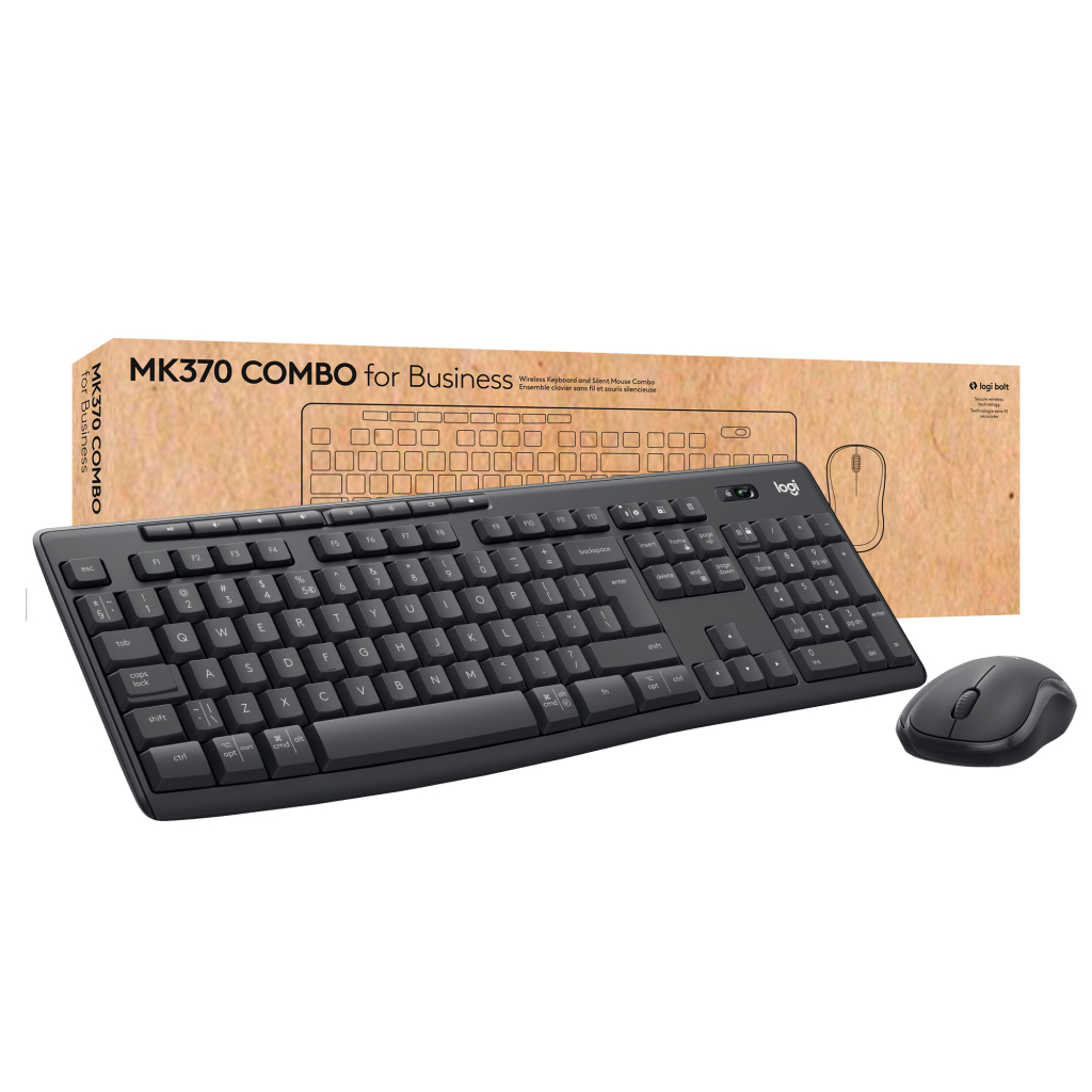 Комплект Logitech MK370 for Business Wireless UA Black (920-012077) - зображення 7