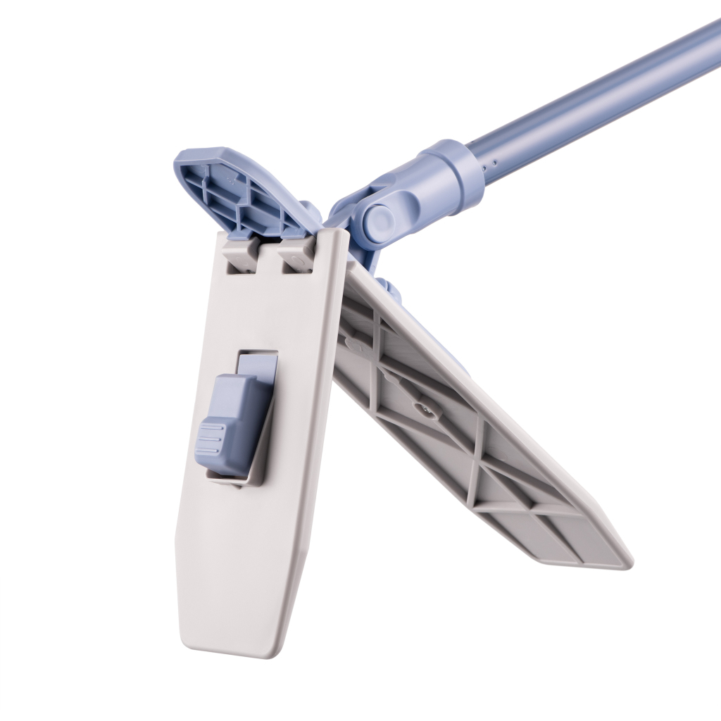 Швабра Ardesto Solid З телескопічною ручкою 75/130 см та змінною насадкою 41 см Синя (ARHE1111SB) - зображення 5