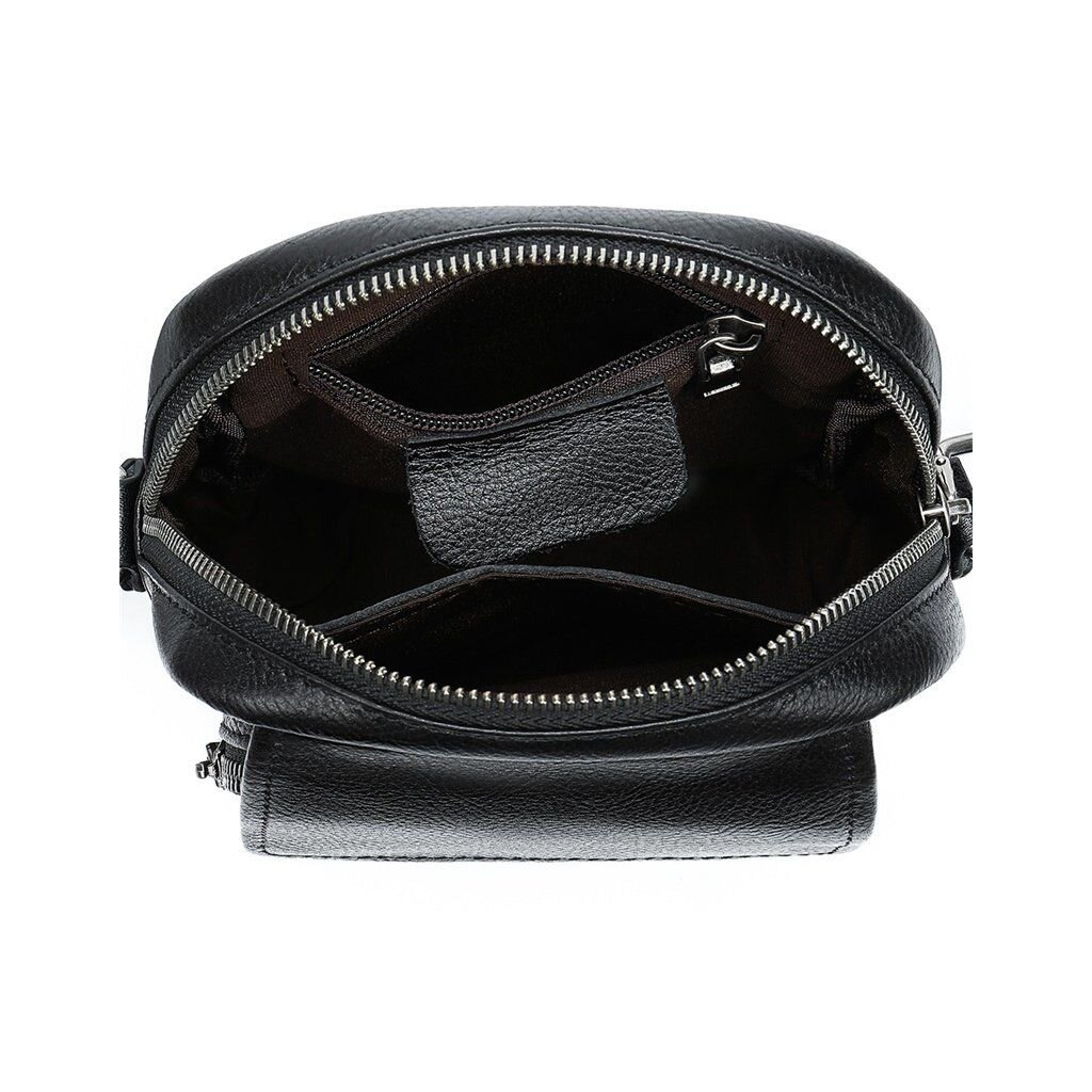 Сумка Vintage Шкіряна флотар Чорна (14943) - зображення 5