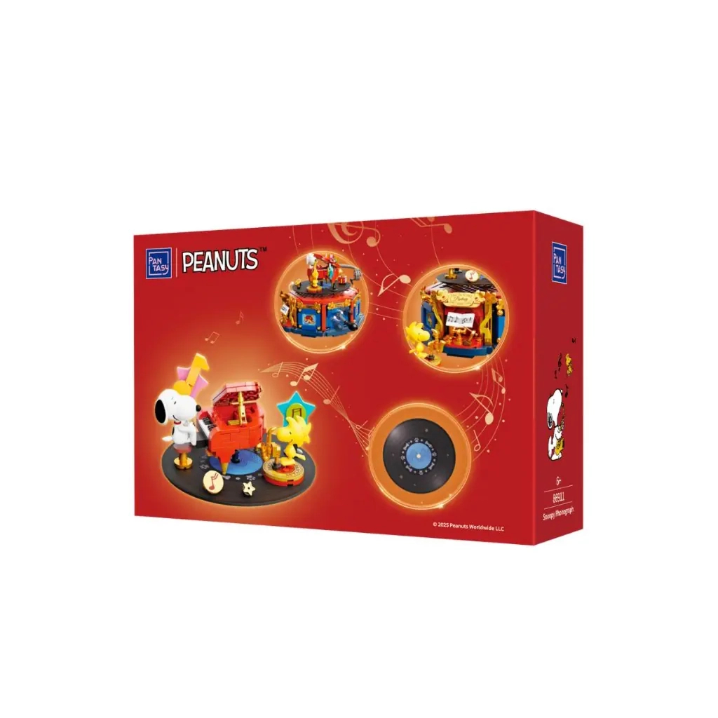 Конструктор Pantasy Snoopy Фонограф (86911) - изображение 5