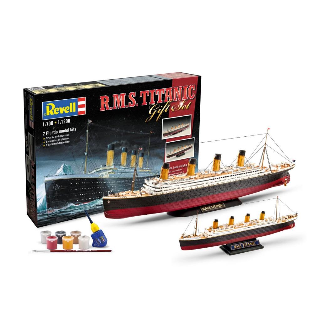 Збірна модель Revell Подарунковий набір з кораблем Titanic 1:1200 (5727) - зображення 3