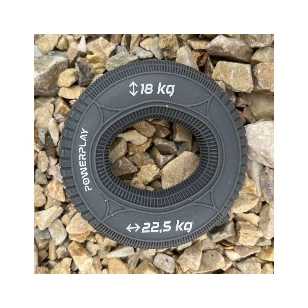 Еспандер PowerPlay PP-4330 Hand Grip Loops Medium 18-22,5 кг Сірий (PP_4330_Grey_(18-22.5kg)) - зображення 3