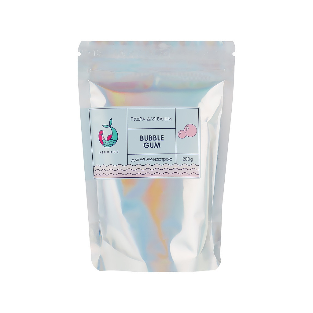 Сіль для ванн Mermade Bubble Gum Пудра 200 г (4820241300594) - зображення 1