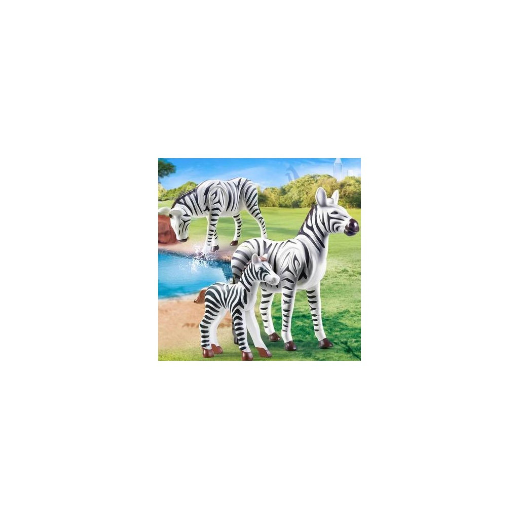 Конструктор Playmobil Family fun Зебри з дитинчатком (70356) - зображення 2