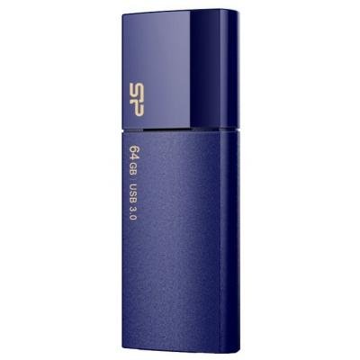 USB флеш накопичувач Silicon Power 64GB Blaze B05 Deep Blue USB 3.0 (SP064GBUF3B05V1D) - зображення 2
