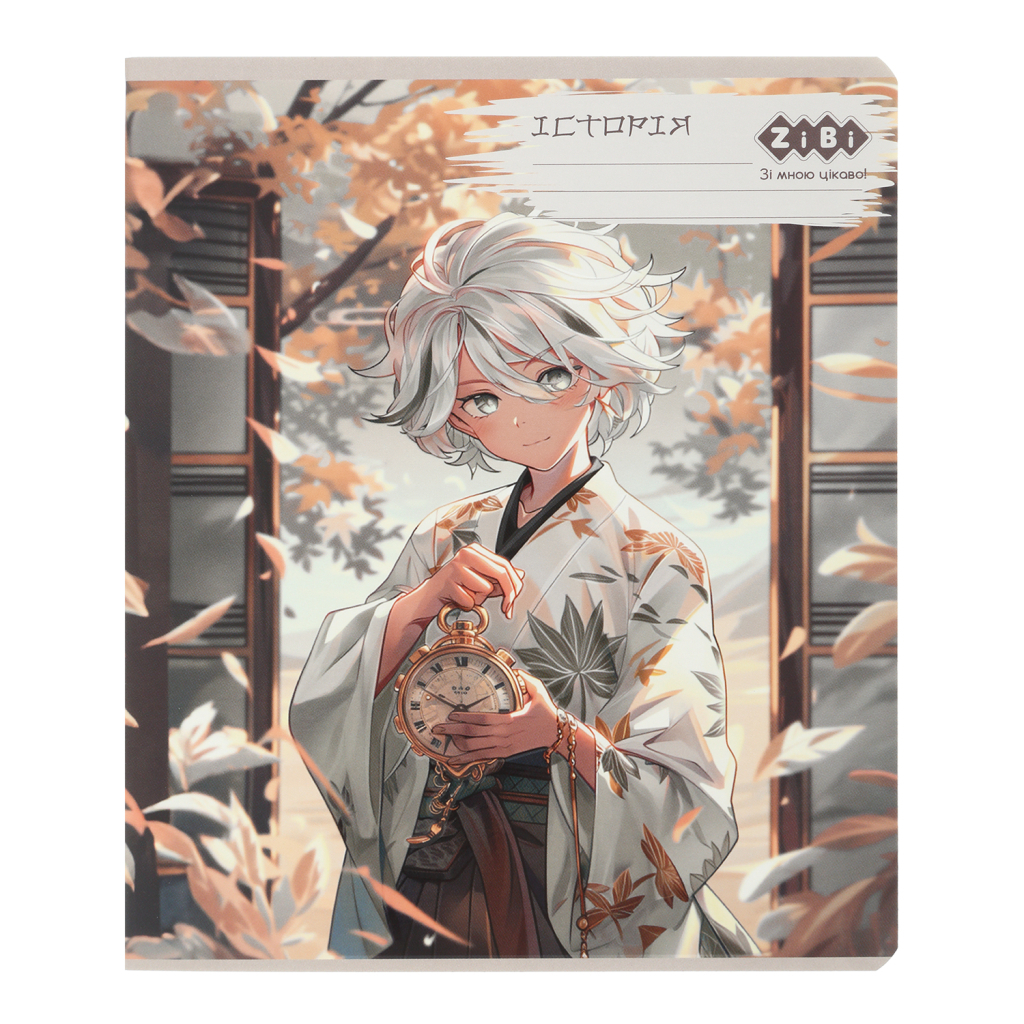 Зошит ZiBi предметний ANIME 48 аркушів клітинка, історія (ZB.1704-22) - зображення 1