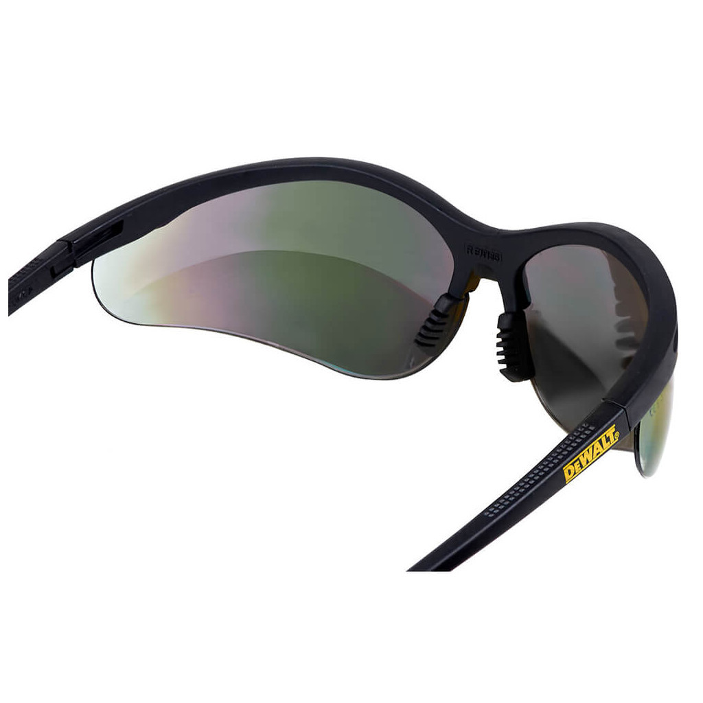 Захисні окуляри DeWALT Reinforcer, кольорові дзеркальні, полікарбонатні (DPG58-6D) - зображення 5