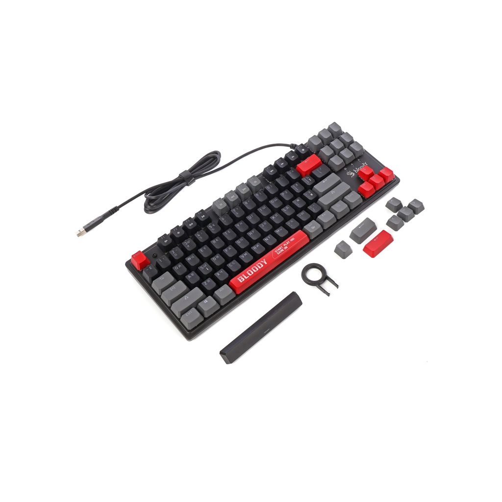 Клавіатура A4Tech Bloody S310N USB Energy Red (4711421000598) - зображення 4