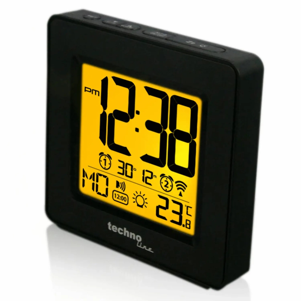 Настільний годинник Technoline WT330 Black (DAS301808) - зображення 3