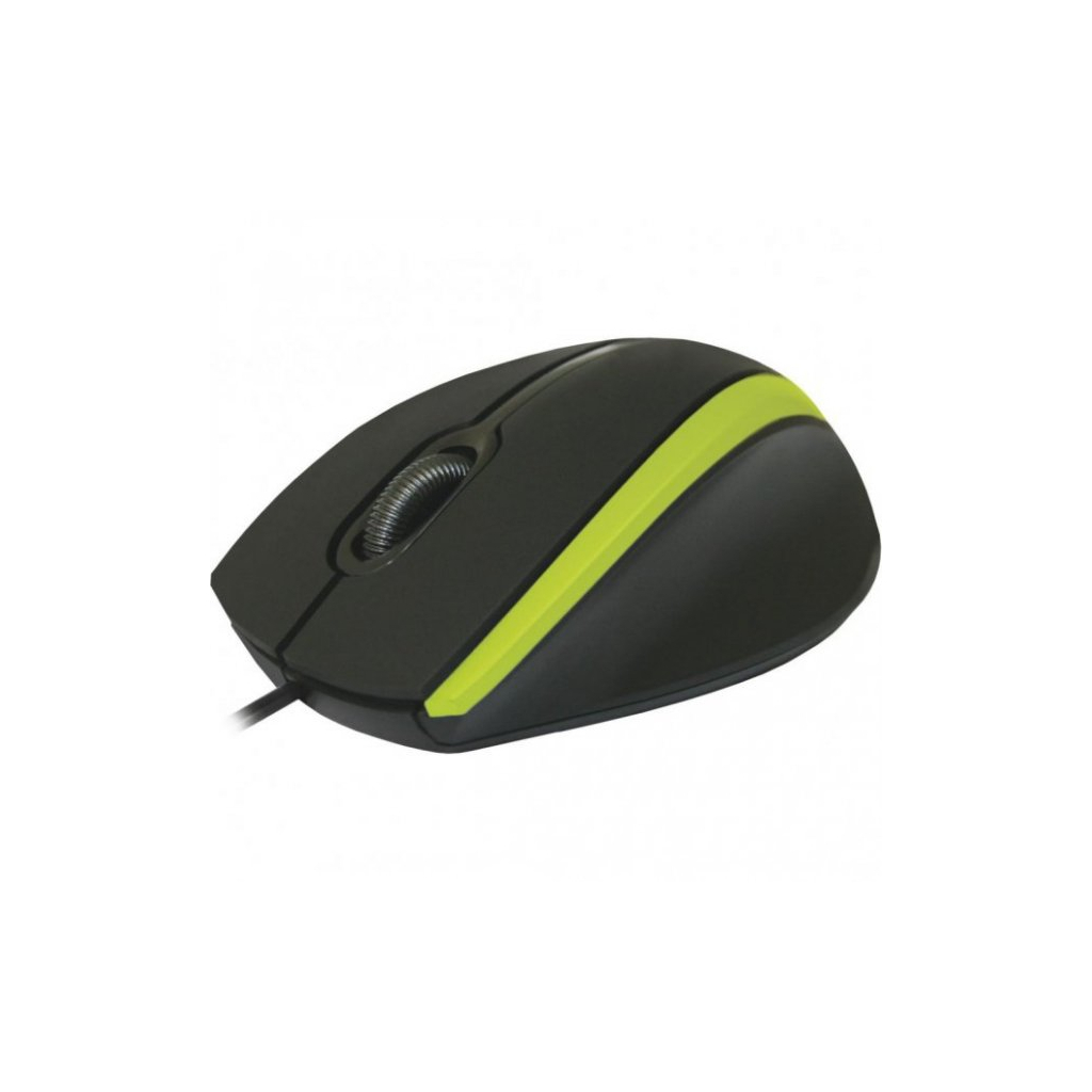 Мишка Defender MM-340 Black-Gren (52346) - зображення 1