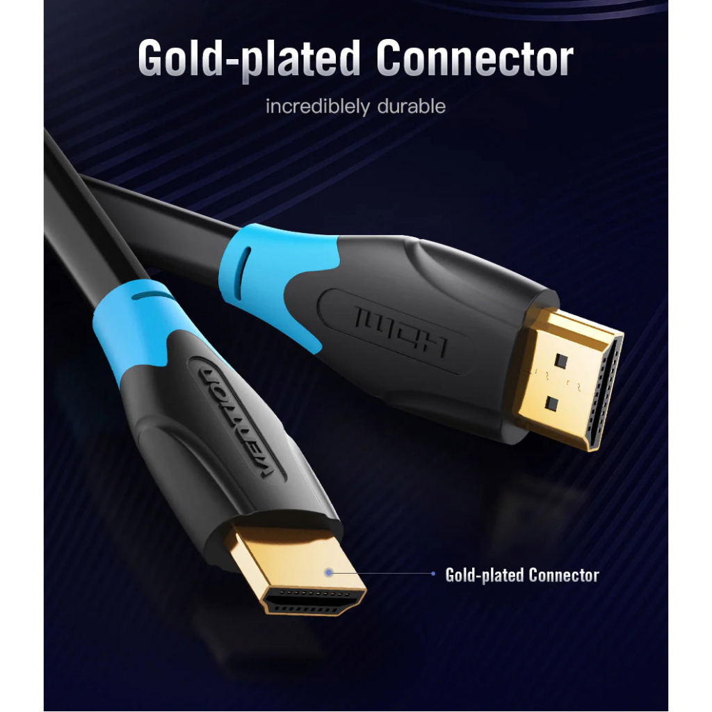 Кабель мультимедійний HDMI M to HDMI M 1.0m V2.0 Vention (AACBF) - изображение 8
