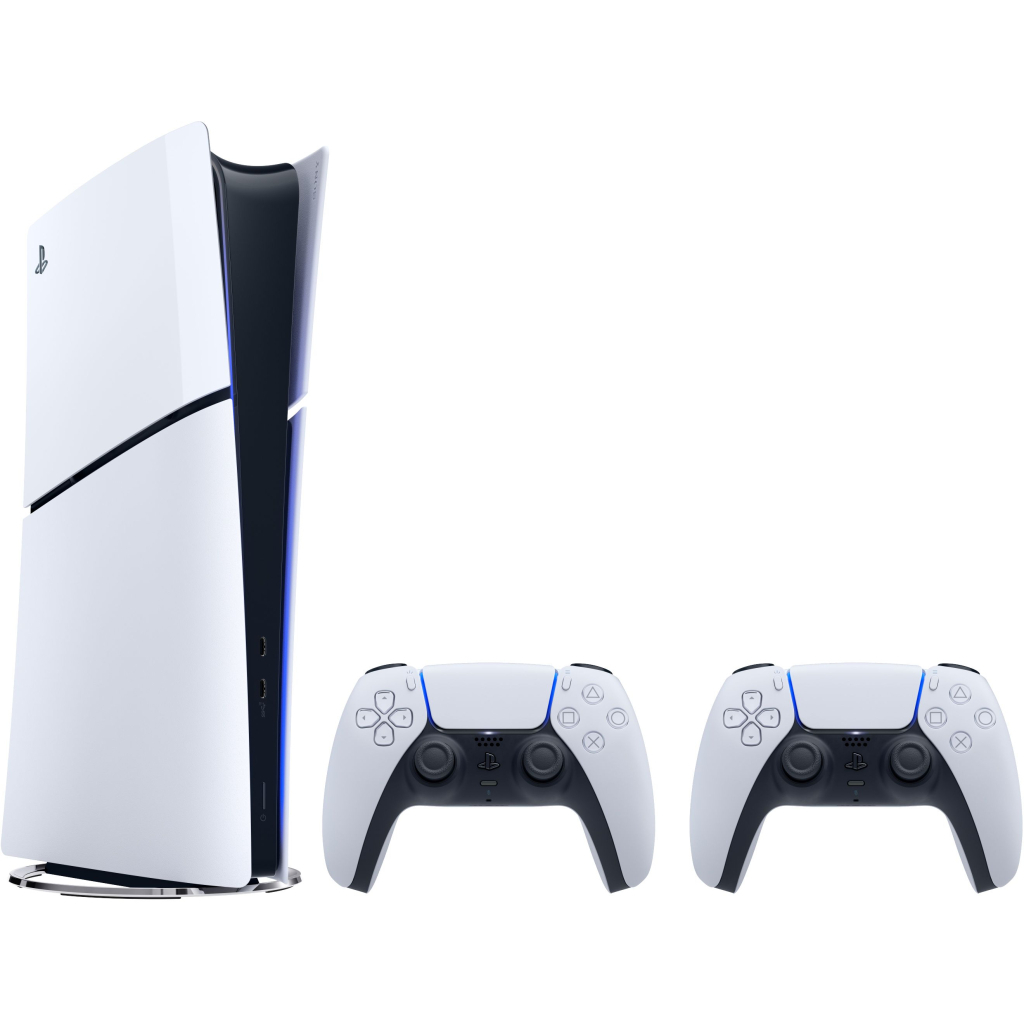 Ігрова консоль Sony Playstation 5 Slim (2 геймпади Dualsense) Digital Edition (1000042066) - зображення 1