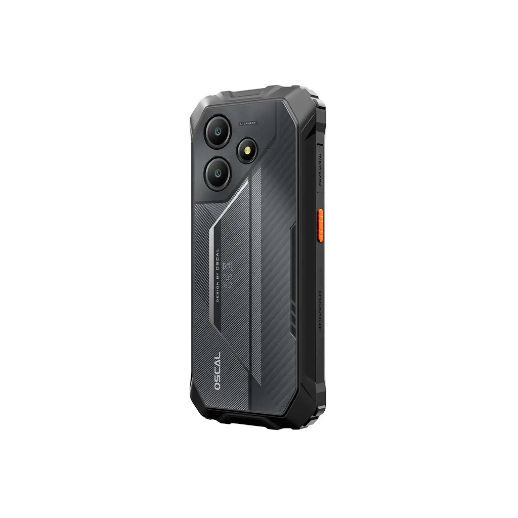 Мобільний телефон Oscal Marine 2 8/256GB Black - зображення 5