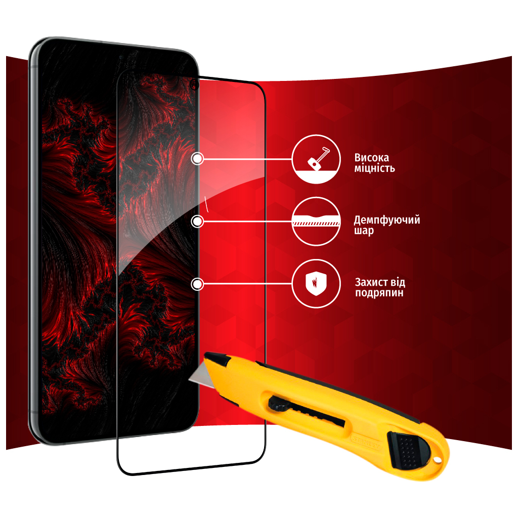Скло захисне Intaleo Full Glue Samsung S23 Plus (1283126559716) - зображення 4