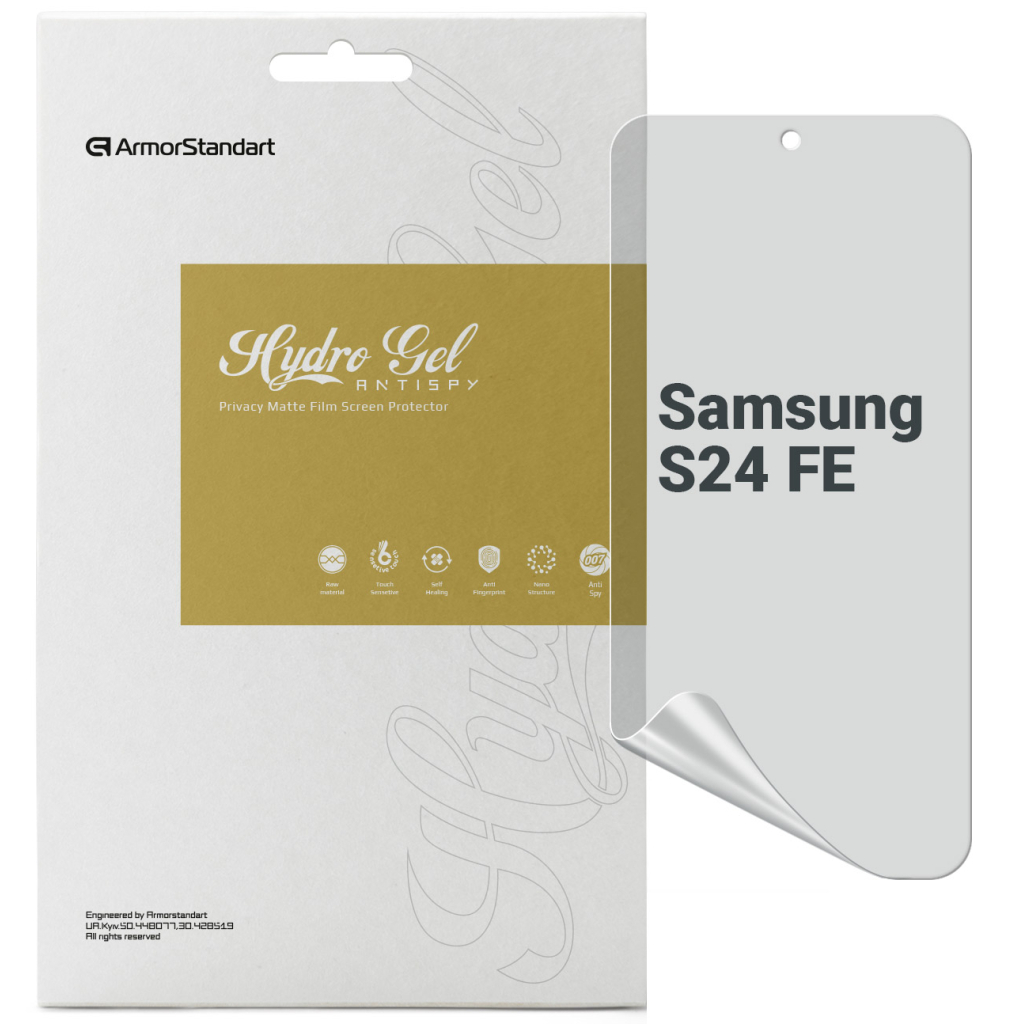 Плівка захисна Armorstandart Anti-spy Samsung S24 FE (ARM76984) - изображение 1