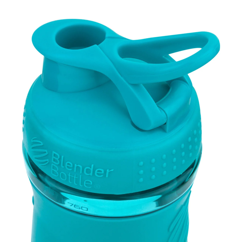 Шейкер спортивний BlenderBottle SportMixer 820ml Teal ORIGINAL (SM 28oz Teal) - зображення 3