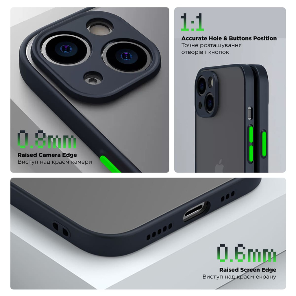 Чохол до мобільного телефона Armorstandart Frosted Matte Samsung M15 5G (M156) Navy Blue (ARM74381) - зображення 3