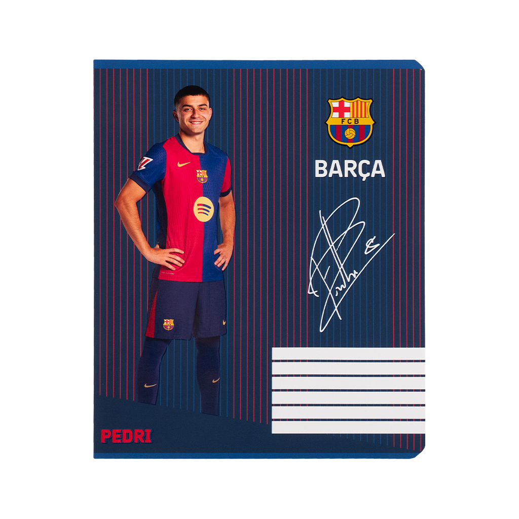 Зошит Kite FC Barcelona, 18 аркушів, клітинка (BC25-236) - изображение 12