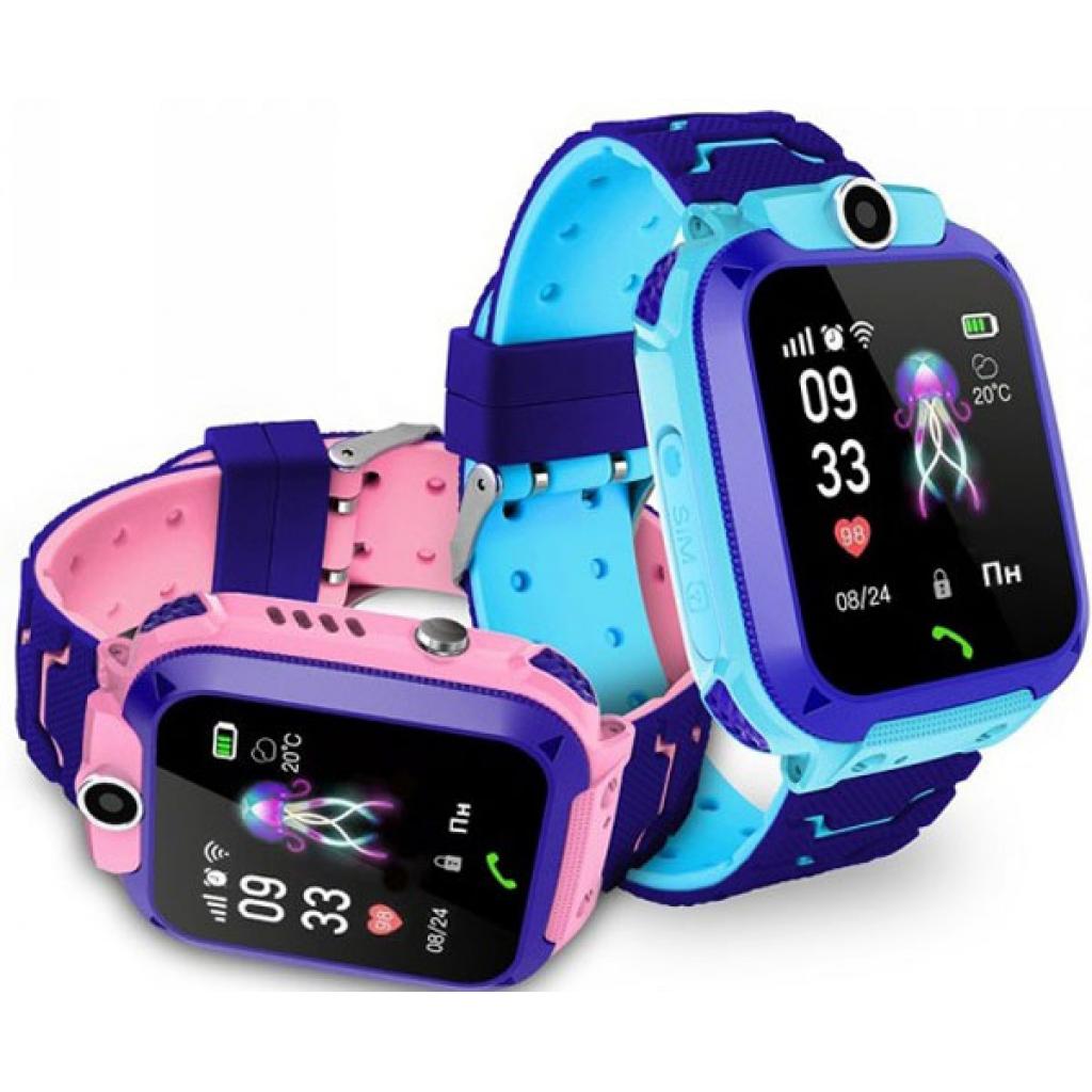 Смарт годинник-телефон GoGPS ME K16S Blue дитячий з GPS (K16SBL) - зображення 3