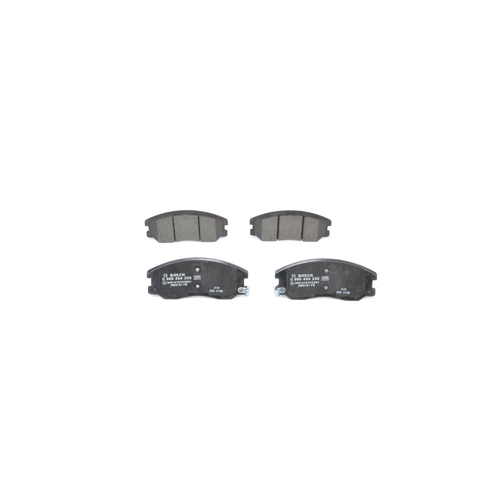 Гальмівні колодки Bosch 0 986 494 250 - зображення 4