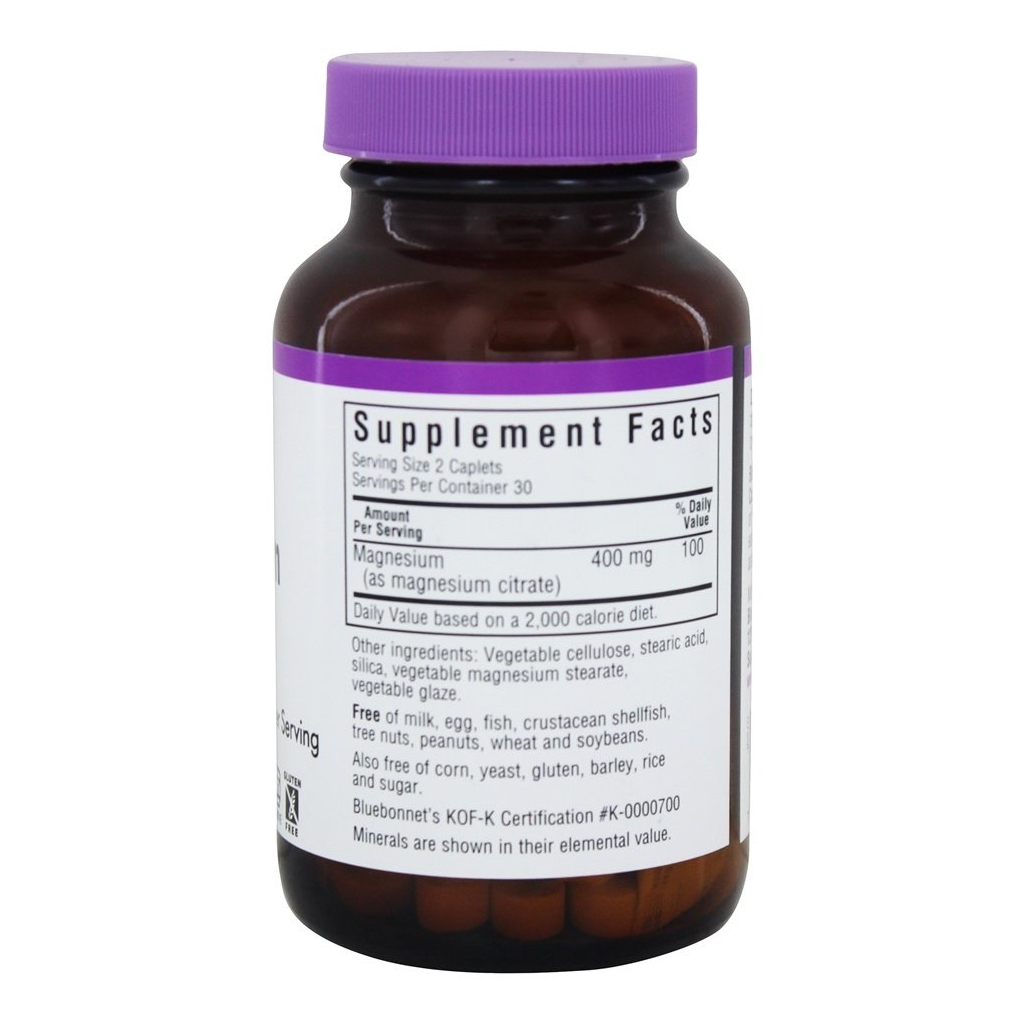 Мінерали Bluebonnet Nutrition Цитрат Магнію, 60 капсул (BLB-00729) - зображення 2