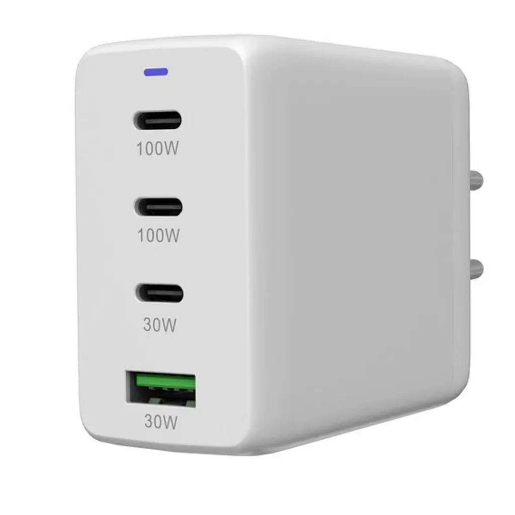 Зарядний пристрій Canyon CU100ACC GaN 100W 3xPD 1xQC EU White (CNS-CUW100ACC) - изображение 4