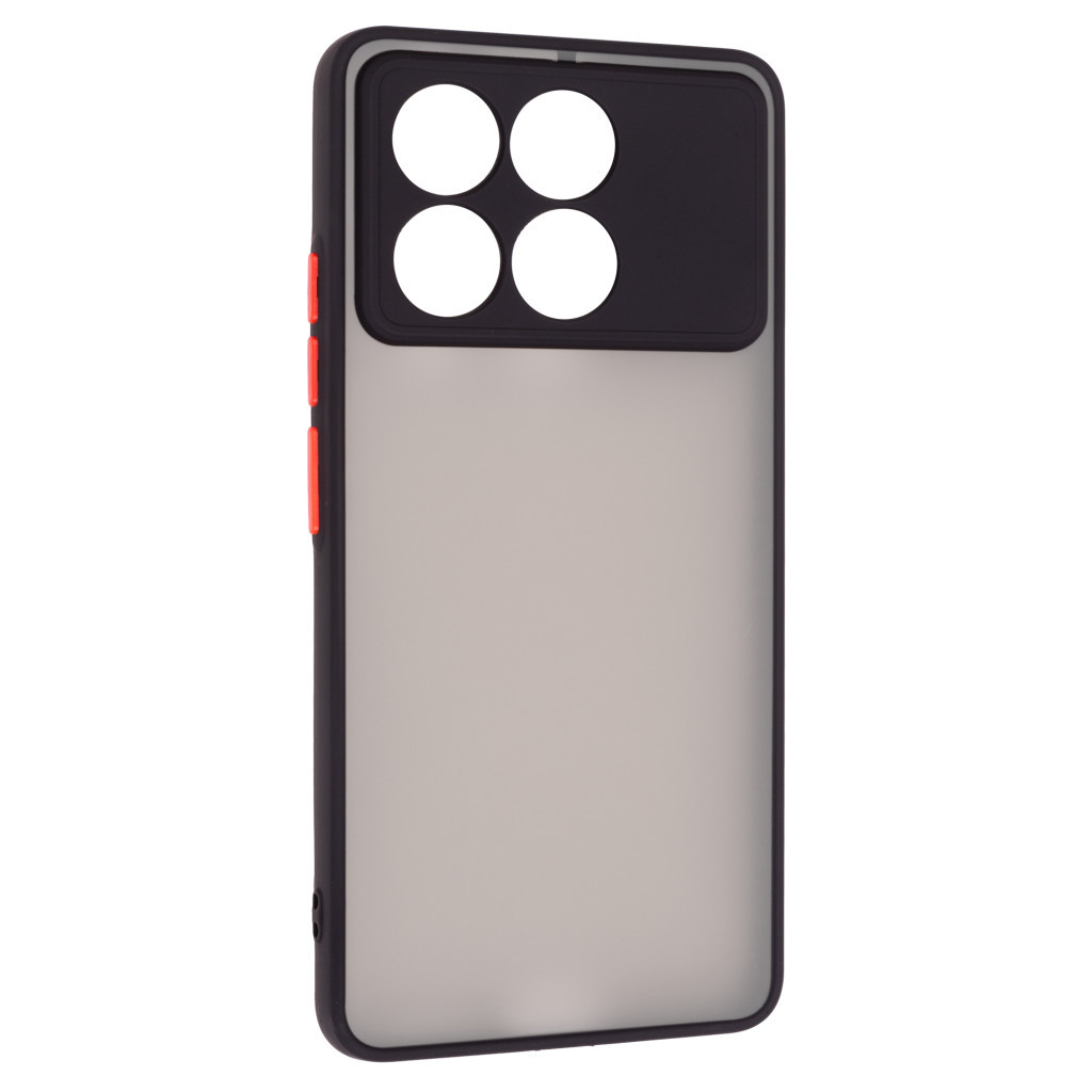 Чохол до мобільного телефона Armorstandart Frosted Matte Xiaomi Poco X6 Pro 5G Black (ARM73371) - зображення 1