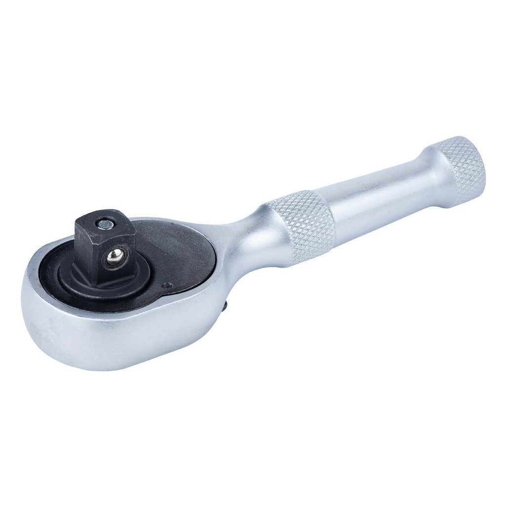 Тріскачка Sigma укорочена з металевою ручкою 1/2" 140мм 45T CrV (6050231) - зображення 3