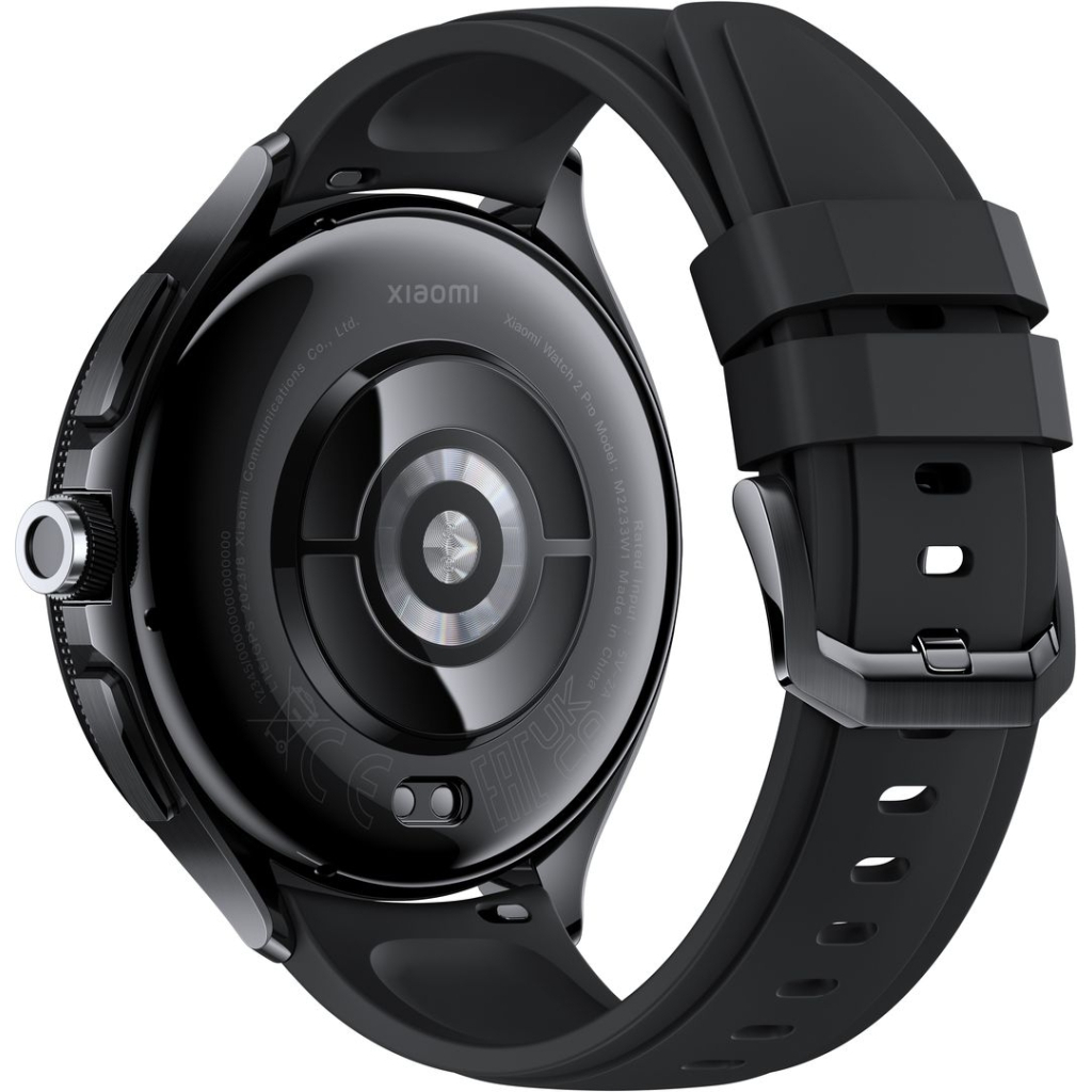 Смарт-годинник Xiaomi Watch 2 Pro Bluetooth Black Case with Black Fluororubber Str (1006732) - зображення 6
