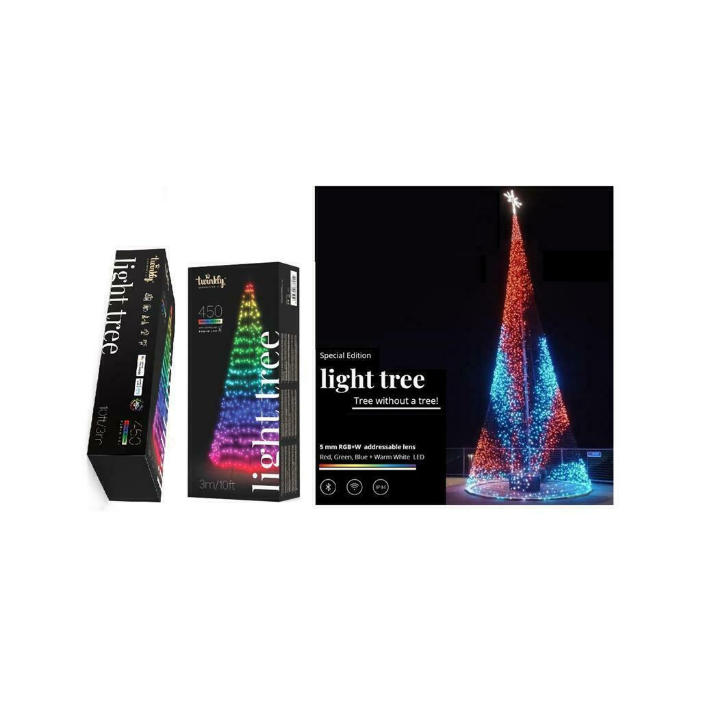 Гірлянда Twinkly Smart LED Light tree RGBW 450, Gen II, IP44, 3м (TWP500SPP-BEU) - зображення 5