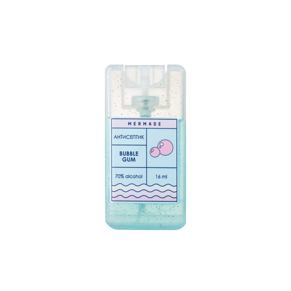 Антисептик для рук Mermade Bubble Gum 16 мл (4820241300341) - зображення 1
