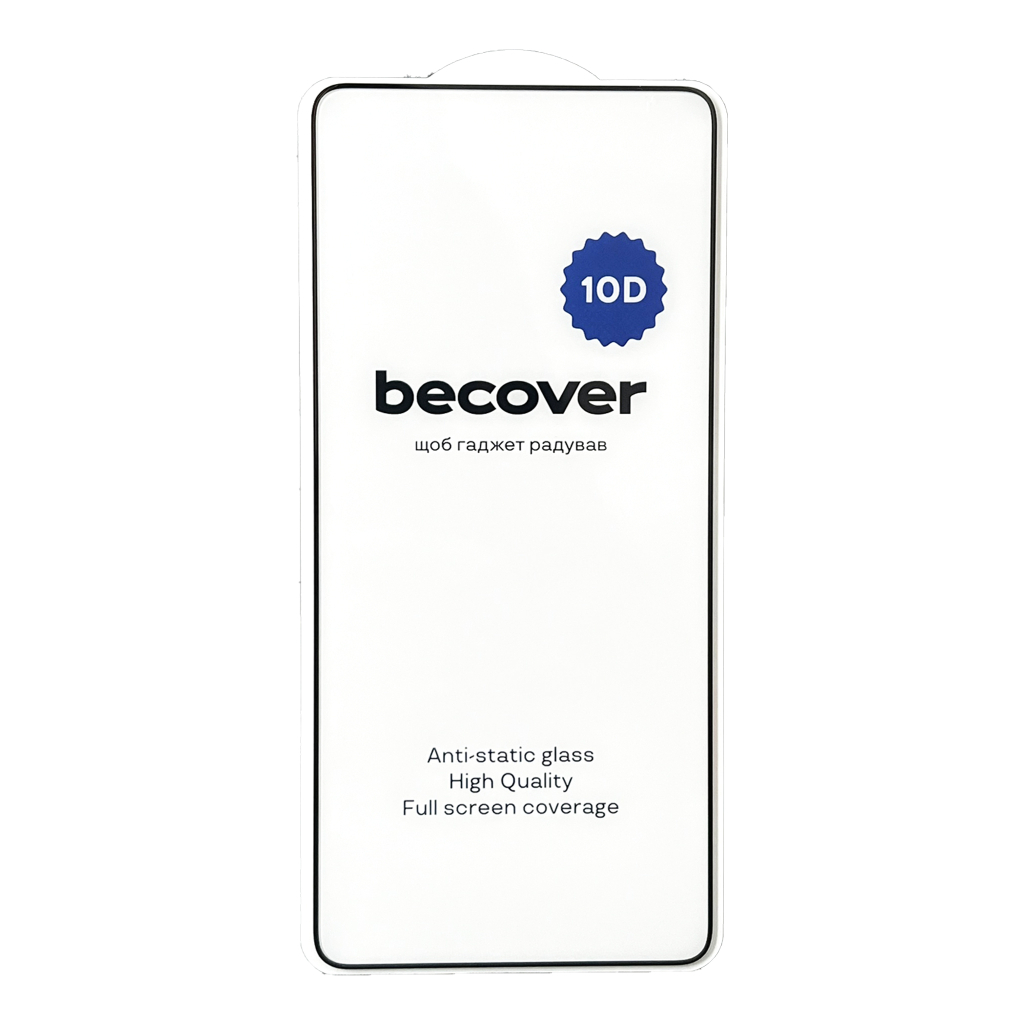 Скло захисне BeCover Xiaomi Redmi Note 13 Pro 4G 10D Black (711377) - зображення 3
