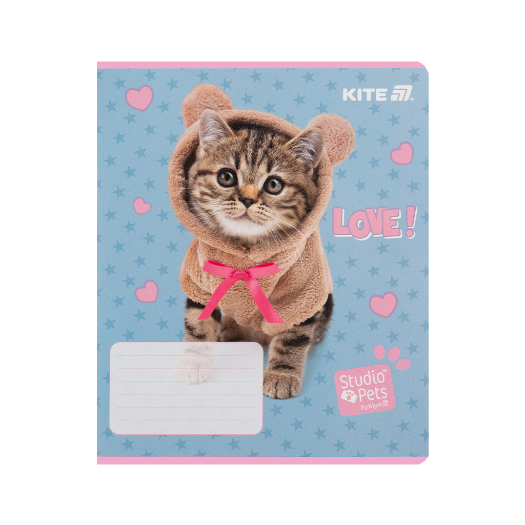 Зошит Kite Studio Pets, 12 аркушів, лінія (SP25-234) - изображение 6