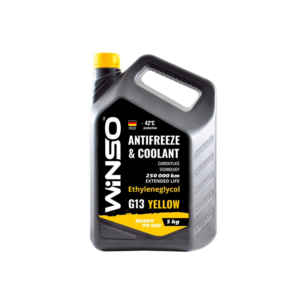 Антифриз WINSO WINSO YELLOW G13 yellow 5kg (880930) - зображення 1