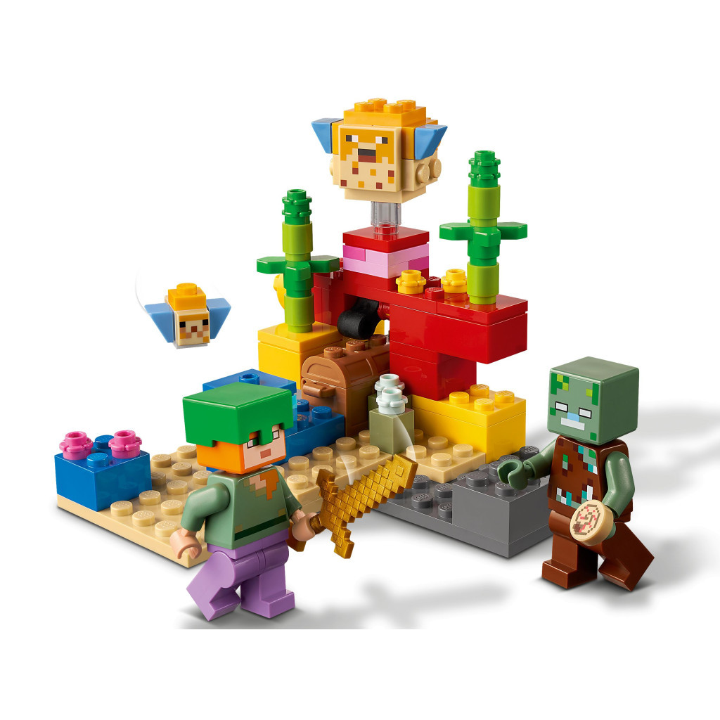 Конструктор LEGO Minecraft Кораловий риф 92 деталі (21164) - зображення 4