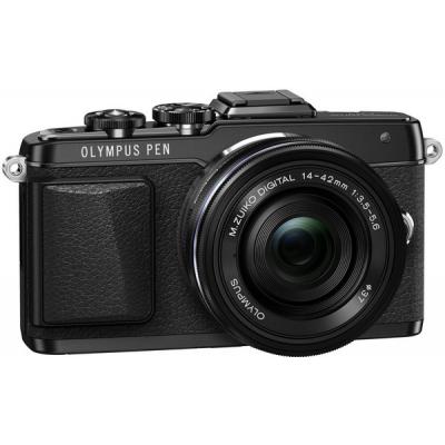 Цифровий фотоапарат Olympus E-PL7 14-42 mm Pancake Zoom Kit black (V205073BE001) - зображення 3