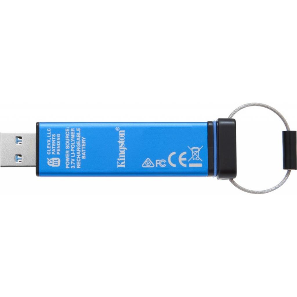 USB флеш накопичувач Kingston 32GB DT 2000 Metal Security USB 3.0 (DT2000/32GB) - зображення 3