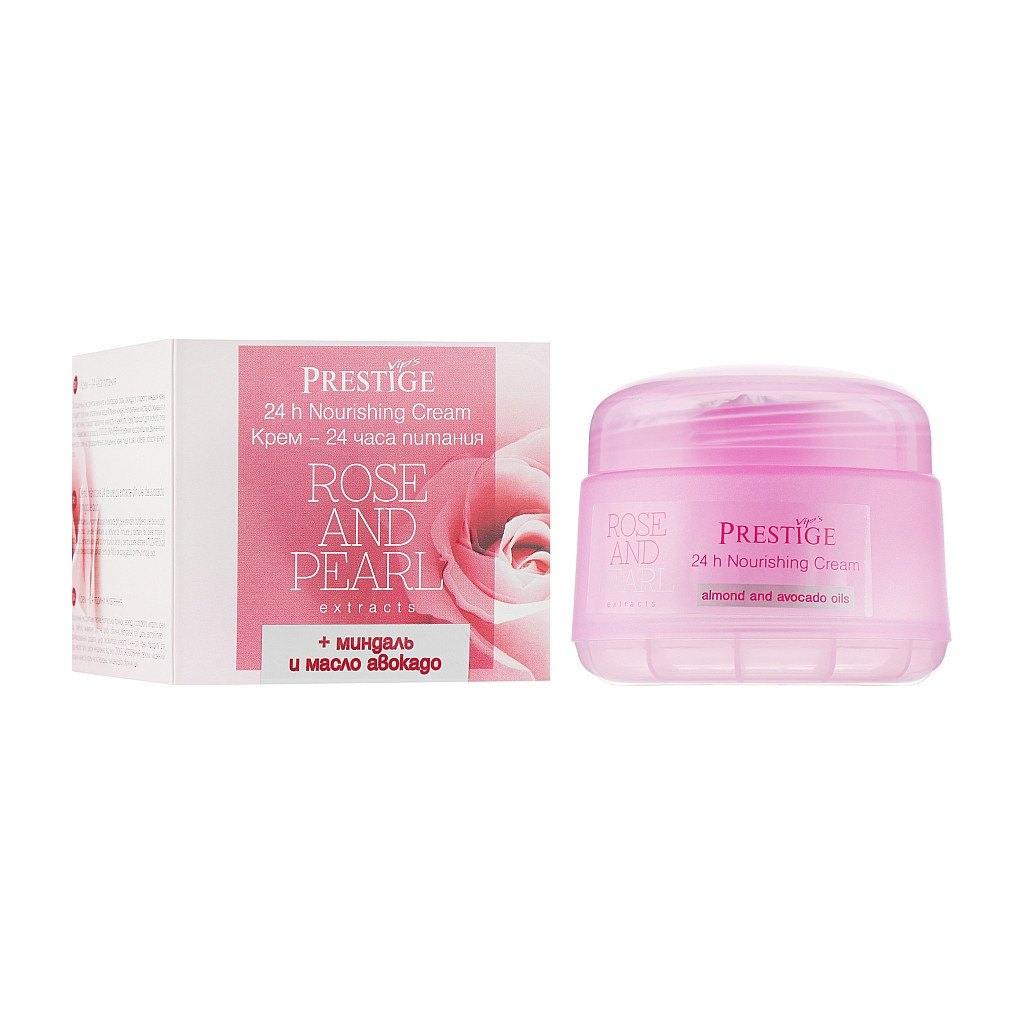 Крем для обличчя Vip's Prestige Rose & Pearl 24h Nourishing Cream 50 мл (3800010516518) - зображення 1