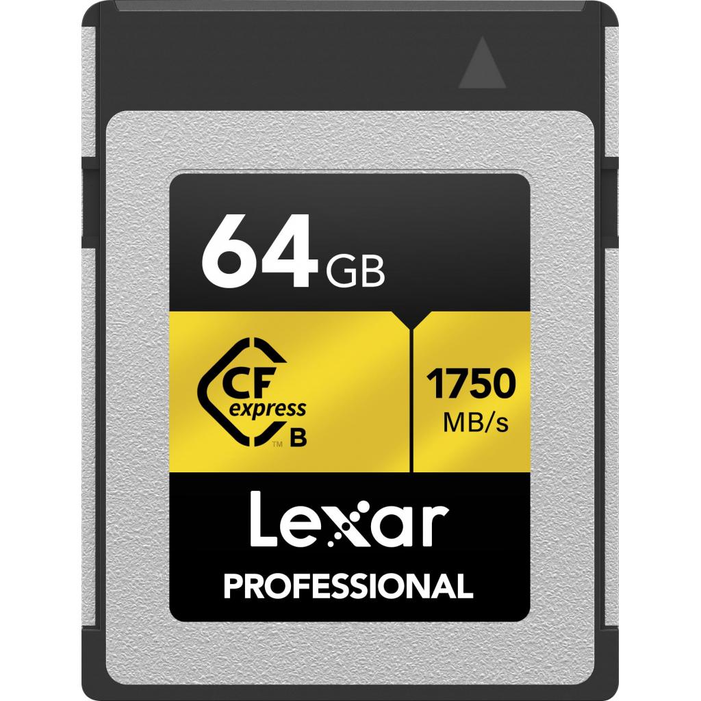Карта пам'яті Lexar 64GB CFexpress Type-B Professional (LCFX10-64GCRB) - зображення 1