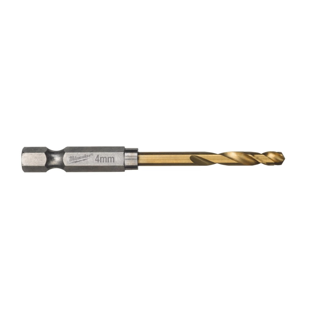 Свердло Milwaukee по металу RedHEX HSS-G TiN, 4 мм (10шт) (4932478178) - зображення 1