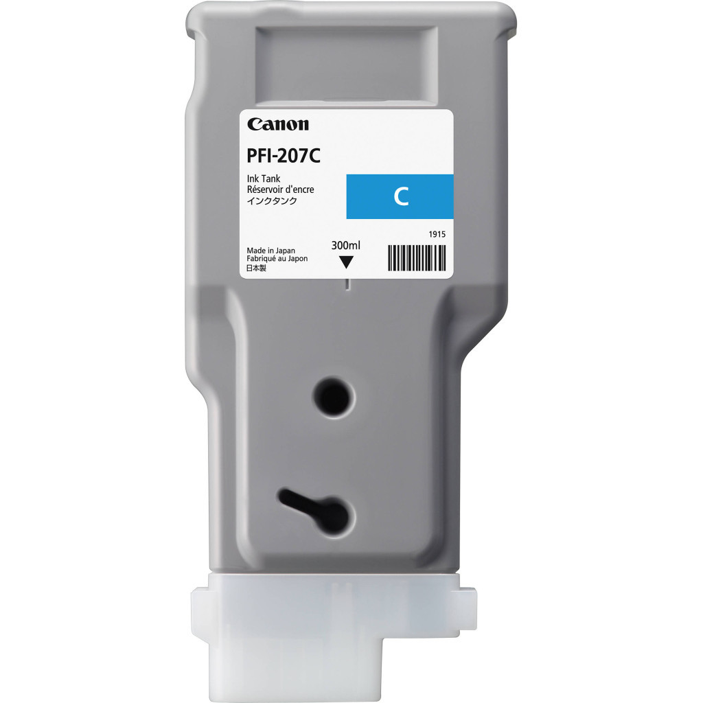 Картридж Canon PFI-207C 300ml cyan (8790B001) - зображення 2