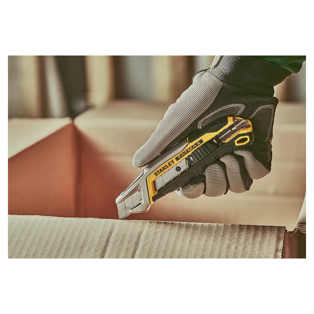 Ніж монтажний Stanley FatMax Integrated Snap Knife, сегментне лезо 18мм, L=165мм. (FMHT10594-0) - зображення 5