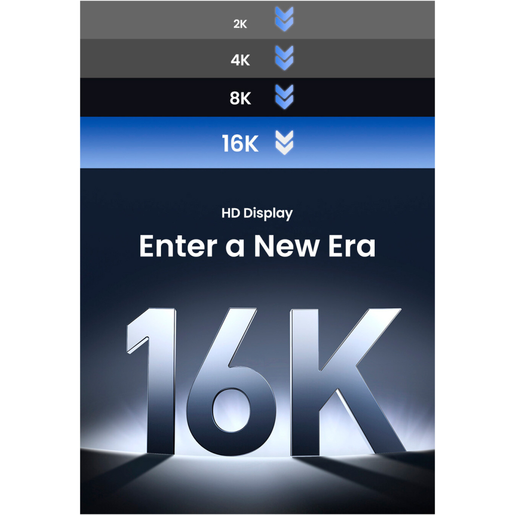 Кабель мультимедійний DisplayPort M to DisplayPort M 1.0m 16K DP118 black UGREEN (15383) - зображення 3