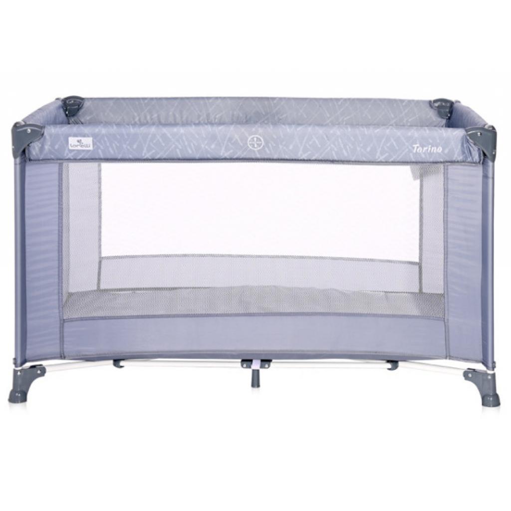 Дитячий манеж Bertoni/Lorelli TORINO 1L silver blue - зображення 2