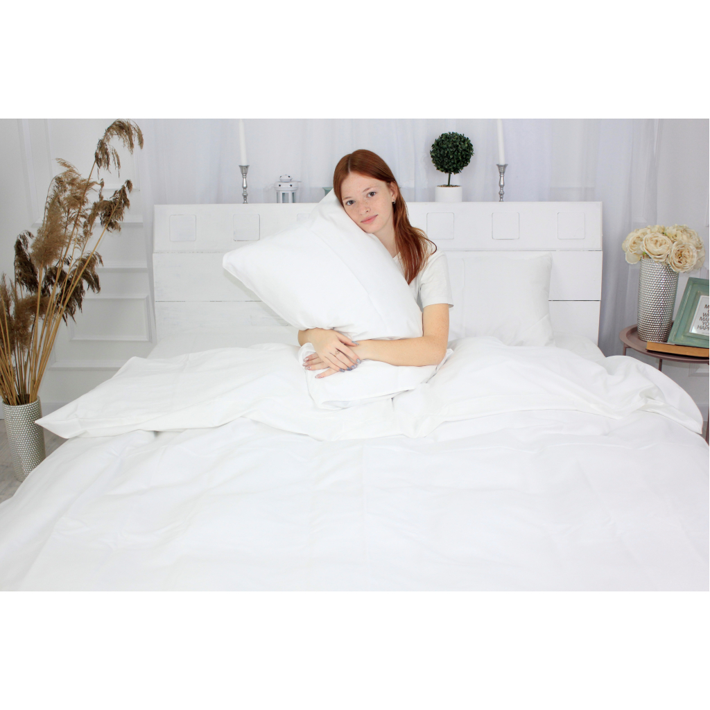 Постільна білизна MirSon Сатин Premium Moko White 0001 160х220 (2200001478985) - зображення 4