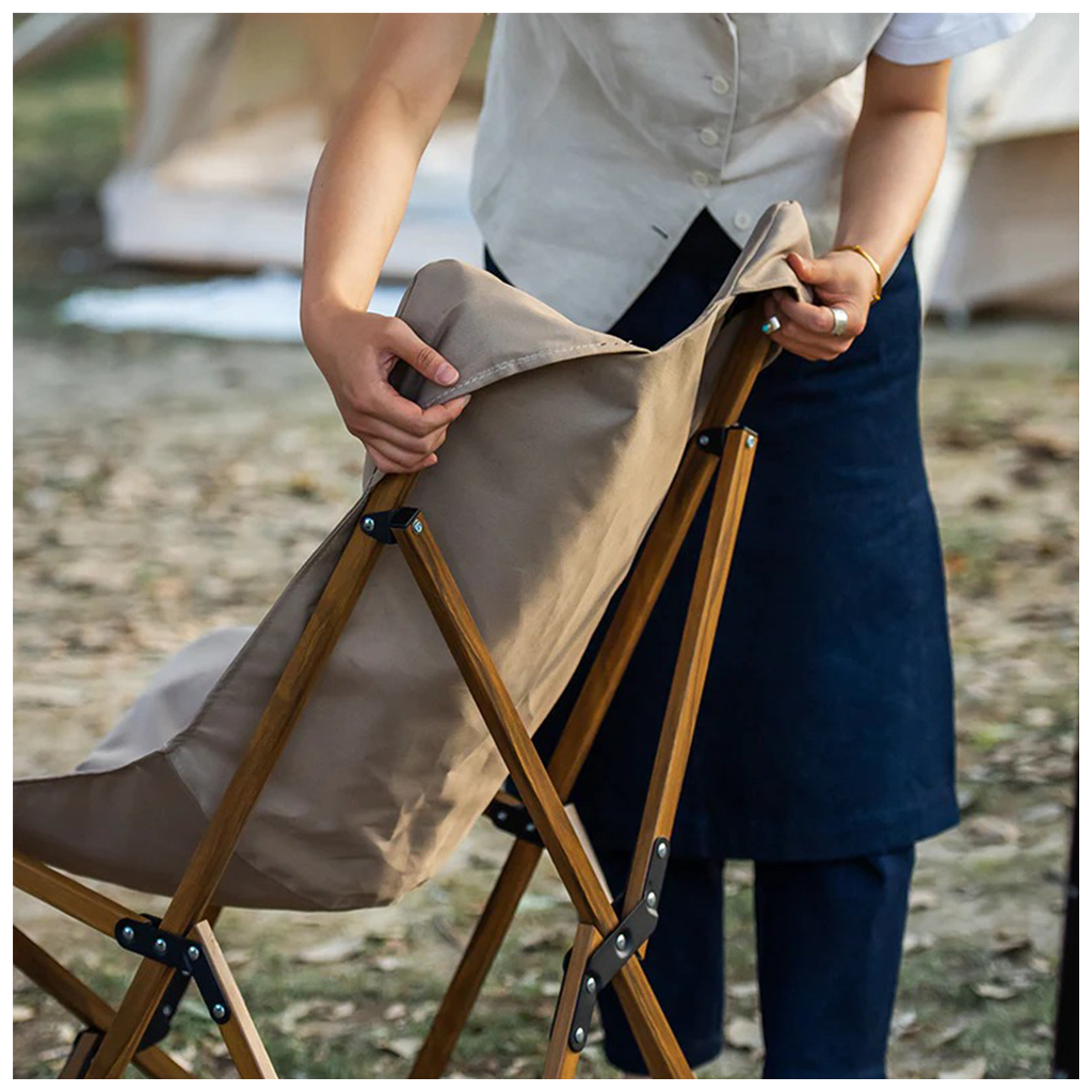 Крісло складане Naturehike Moon Beach MW01 NH19Y001-Z Beige (6927595734971) - зображення 7