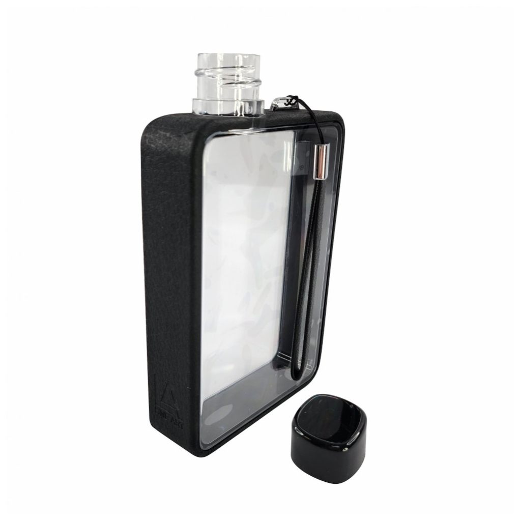 Пляшка для води Line Art Bella 380 мл чорна (60010118LA-01) - зображення 4